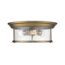 Z-Lite Sonna Clear Seedy 3 Light Flush Mount image 6