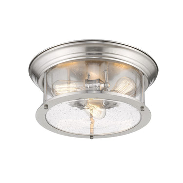 Z-Lite Sonna Clear Seedy 3 Light Flush Mount image 8