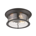 Z-Lite Sonna Clear Seedy 3 Light Flush Mount image 9