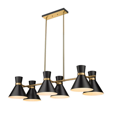 Z-Lite Soriano 6 Light Linear Chandelier image 1