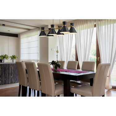Z-Lite Soriano 6 Light Linear Chandelier image 13