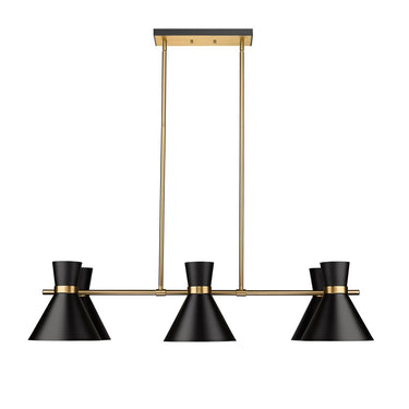 Z-Lite Soriano 6 Light Linear Chandelier image 3