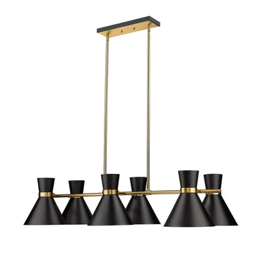 Z-Lite Soriano 6 Light Linear Chandelier image 5