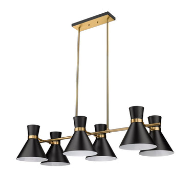 Z-Lite Soriano 6 Light Linear Chandelier image 9