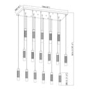 Z-Lite Stari 17 Light Linear Chandelier image 21