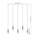 Z-Lite Stari 5 Light Linear Chandelier image 21
