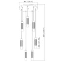 Z-Lite Stari 7 Light Chandelier image 21