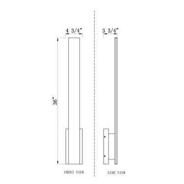 Z-Lite Stylet Acrylic 2 Light Outdoor Wall image 7