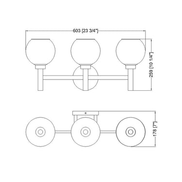 Z-Lite Sutton 3 Light Vanity Light image 28
