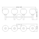 Z-Lite Sutton 4 Light Vanity Light image 28