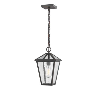 Z-Lite Talbot 1 Light Outdoor Chain Mount Ceiling Fixture image 1