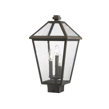 Z-Lite Talbot 18.5" High 3 Light Outdoor Post Mount Fixture image 1