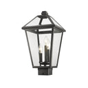 Z-Lite Talbot 18.5" High 3 Light Outdoor Post Mount Fixture image 2