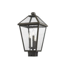 Z-Lite Talbot 18.5" High 3 Light Outdoor Post Mount Fixture image 3