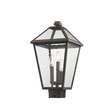 Z-Lite Talbot 18.5" High 3 Light Outdoor Post Mount Fixture image 3
