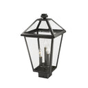 Z-Lite Talbot 18.5" High 3 Light Outdoor Post Mount Fixture image 4