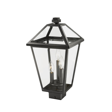 Z-Lite Talbot 18.5" High 3 Light Outdoor Post Mount Fixture image 4