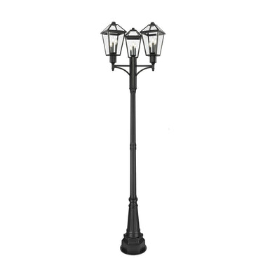 Z-Lite Talbot 3 Light Outdoor Post Mount Fixture image 1