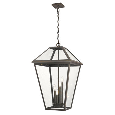 Z-Lite Talbot 4 Light Outdoor Chain Mount Ceiling Fixture image 1