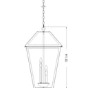 Z-Lite Talbot 4 Light Outdoor Chain Mount Ceiling Fixture image 14
