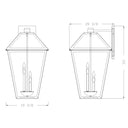 Z-Lite Talbot 4 Light Outdoor Wall image 14