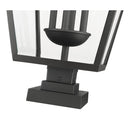Z-Lite Talbot Glass 4 Light Outdoor Pier Mounted Fixture image 6