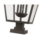 Z-Lite Talbot Glass 4 Light Outdoor Pier Mounted Fixture image 7
