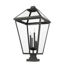 Z-Lite Talbot Glass 4 Light Outdoor Pier Mounted Fixture image 8
