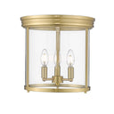 Z-Lite Thayer 3 Light Flush Mount image 1