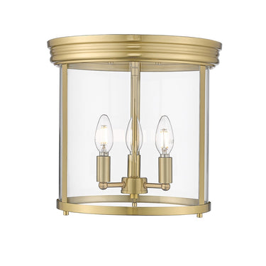 Z-Lite Thayer 3 Light Flush Mount image 1