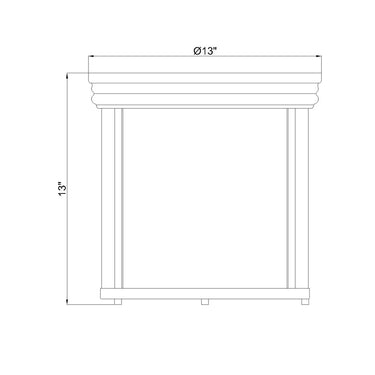 Z-Lite Thayer 3 Light Flush Mount image 21