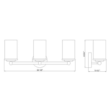 Z-Lite Thayer 3 Light Vanity Light image 21