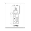 Z-Lite Tiberius 2 Light Outdoor Wall image 7