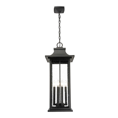 Z-Lite Tiberius 6 Light Outdoor Chain Mount Ceiling Fixture image 2