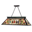 Z-Lite Tiffany Billiard Matte Black 4 Light image