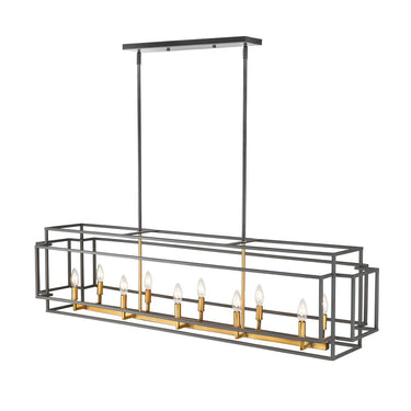 Z-Lite Titania 10 Light Linear Chandelier image 5