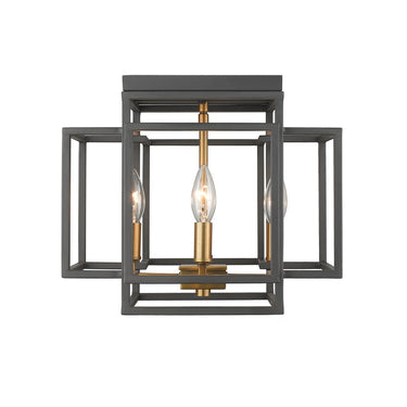 Z-Lite Titania 4 Light Flush Mount image 3