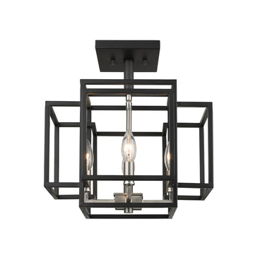 Z-Lite Titania 4 Light Semi Flush Mount image 2