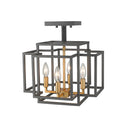 Z-Lite Titania 4 Light Semi Flush Mount image 7