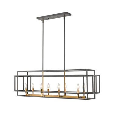 Z-Lite Titania 8 Light Linear Chandelier image 1