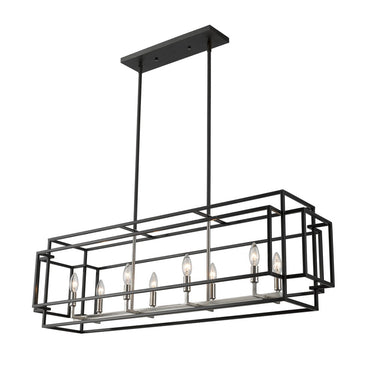 Z-Lite Titania 8 Light Linear Chandelier image 4