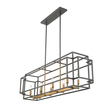 Z-Lite Titania 8 Light Linear Chandelier image 5