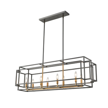 Z-Lite Titania 8 Light Linear Chandelier image 7
