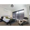 Z-Lite Titania Black and Chrome 4 Light Semi Flush Mount image 6