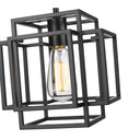 Z-Lite Titania Matte Black 1 Light Pendant image 3