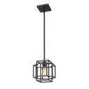 Z-Lite Titania Matte Black 1 Light Pendant image