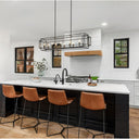 Z-Lite Titania Matte Black 10 Light Linear Chandelier image 6