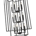 Z-Lite Titania Matte Black 12 Light Chandelier image 3