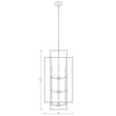 Z-Lite Titania Matte Black 12 Light Chandelier image 7