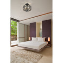 Z-Lite Titania Matte Black 4 Light Semi Flush Mount image 5